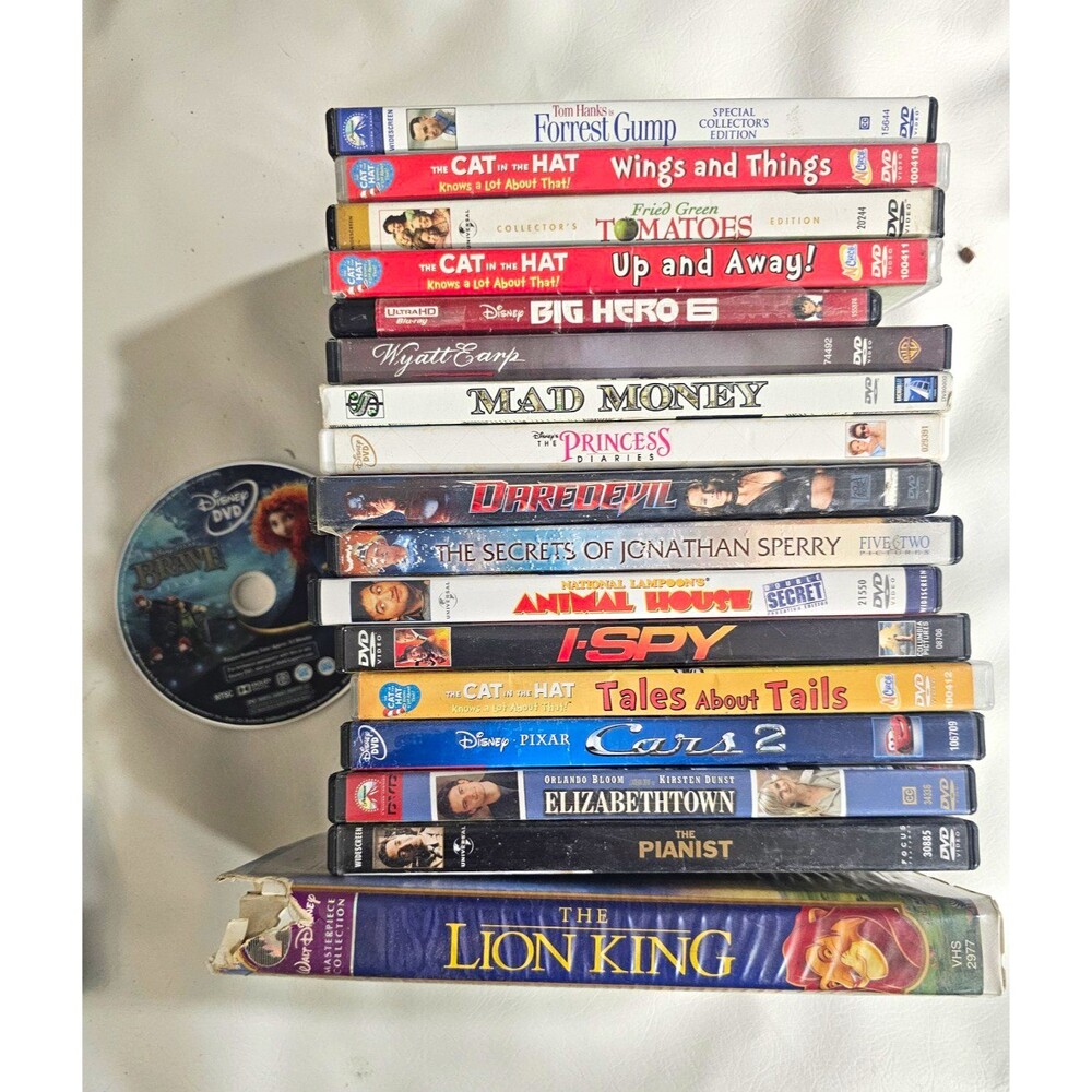 Mixed Lot of DVDs -  Movie & TV Titles DVD Lot UNTESTED MAY HAVE SCRATCHES